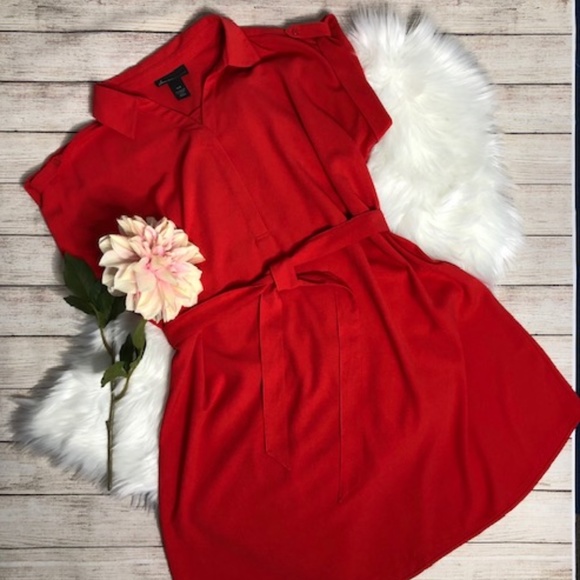 Lane Bryant Dresses & Skirts - LANE BRYANT Plus Size Red Dress SIZE 18/20